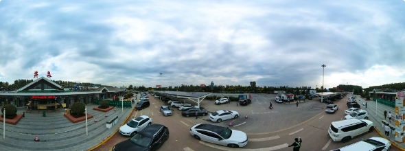 高速公路服务区全景实时监测